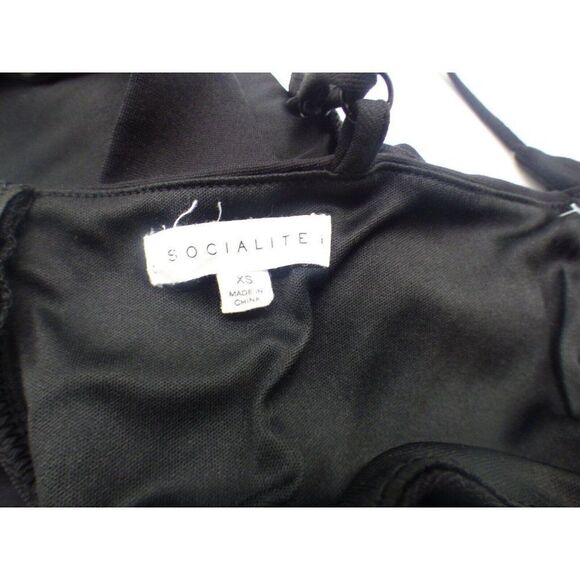 SOCIALITE CUT OUT PONTE BODYCON DRESS IN BLACK, XS - Picture 10 of 12